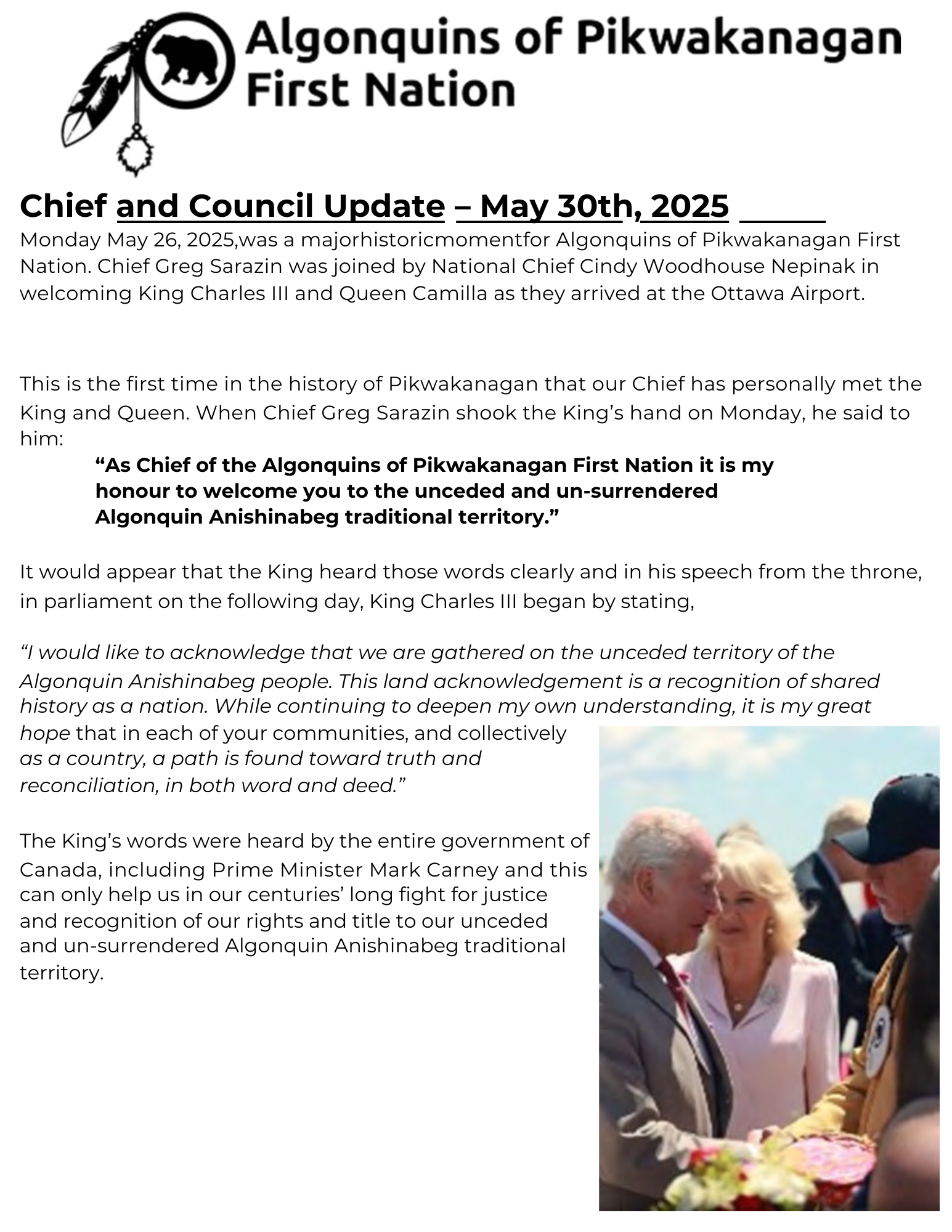 Historic community event archive